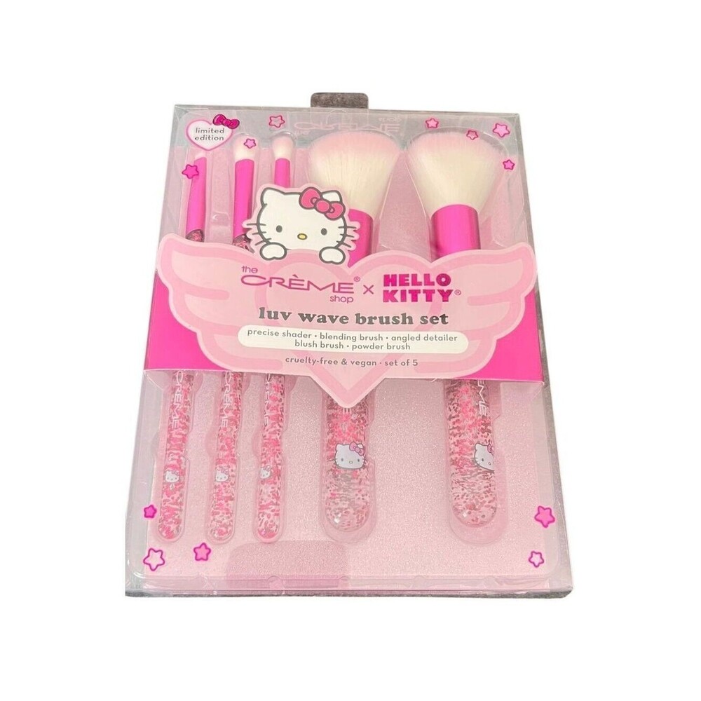Crème Shop x Hello Kitty Luv Wave Brush Set
